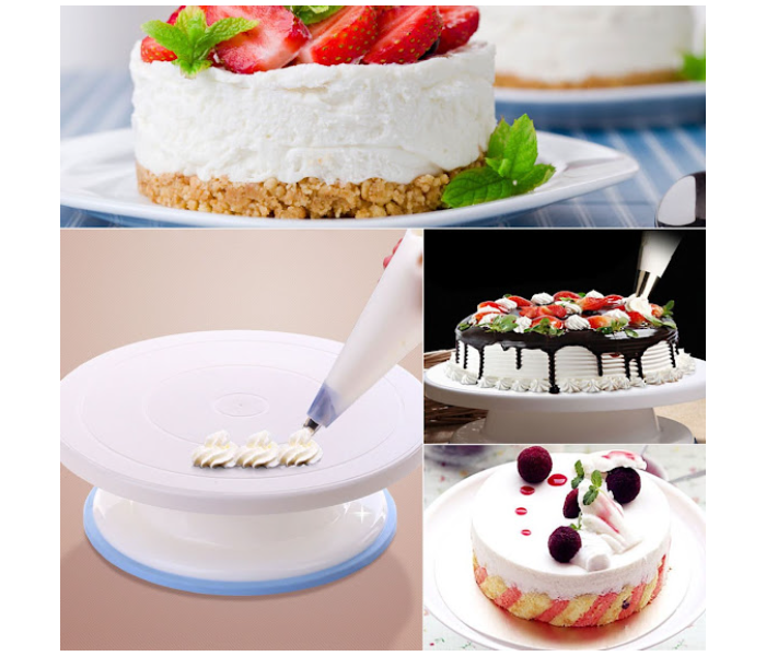 GTC Cake Turntable For Decorating - White - Zoom Image 2