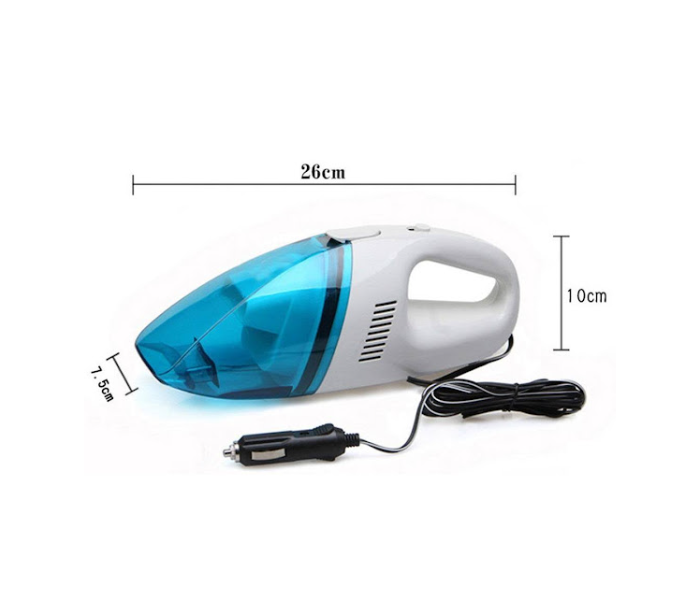 GTC Multi-purpose Portable Car Vacuum Cleaner - White and Blue - Zoom Image 5