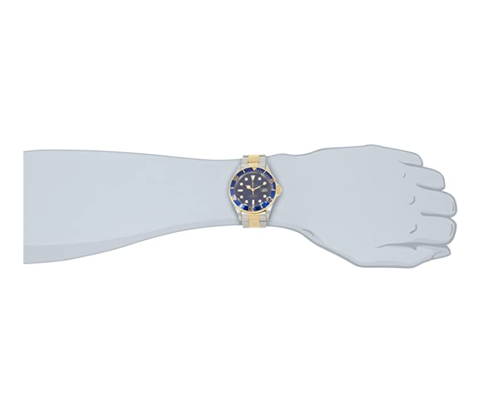 Galaxy Ocean Rolux Gold Stainless Watch for Men - Blue and Silver - Zoom Image 1