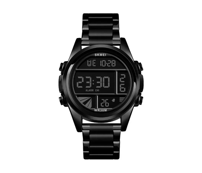 Skmei 1448 Fashion Luxury Waterproof Chronograph Digital Wristwatch for Men - Black - Zoom Image 1