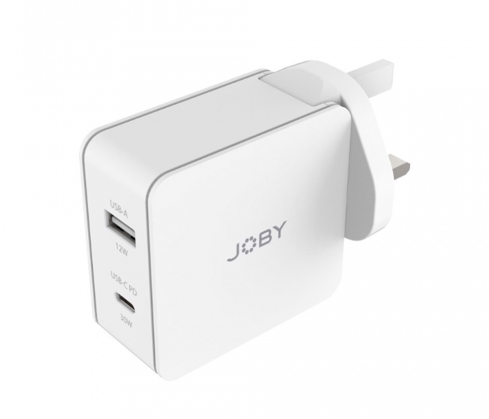 Joby JB01806-BWW Wall Charger 42W Dual Output - White - Zoom Image 3