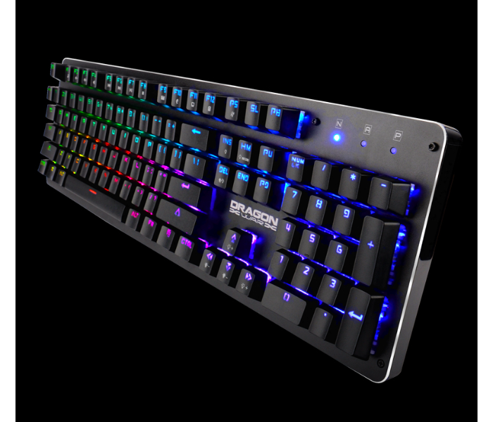 Dragon War GK-016 Gaming Mechanical keyboard With RGB illumination - Black - Zoom Image 4