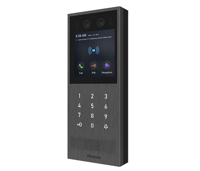 Akuvox X912S Touchscreen Door Intercom - Black - Zoom Image 2