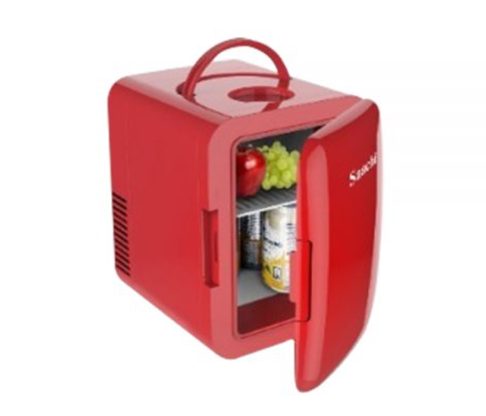 Saachi REF-4-AC/DC 4 Litre Mini Refrigerator - Red - Zoom Image