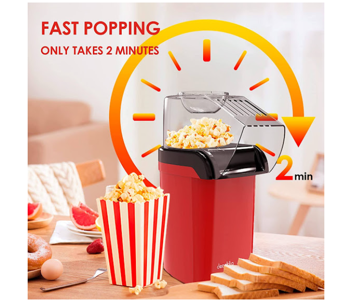  Mini Popcorn Maker, 1200W Fast Popcorn Making Machine, Hot Air  Popcorn Popper with Wide Mouth Design, Oil and BPA Free, for Small Home  Party: Home & Kitchen