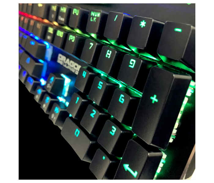 Dragon War GK-016 Gaming Mechanical keyboard With RGB illumination - Black - Zoom Image 5