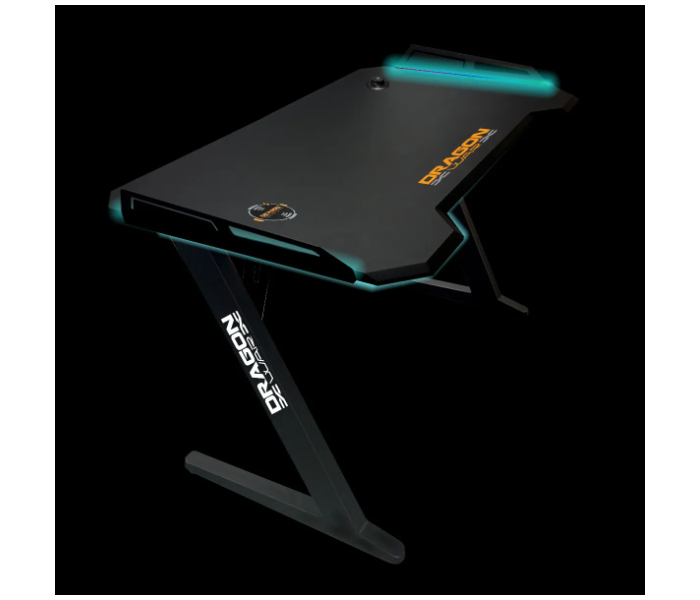 Dragon War GT-006-V3 Pro-Gaming Desk -RGB Light effect with Wirless Charger - Black - Zoom Image 5