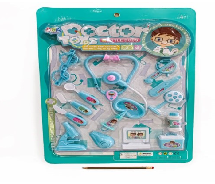 Reetoys DF546-02A Large Doctor Toys Set Card Activity Toy for Kids - Zoom Image