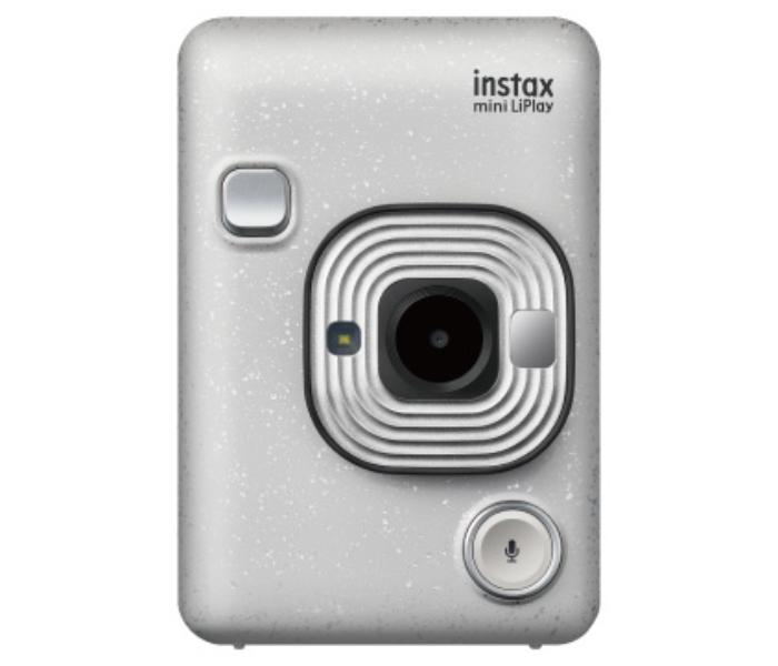 Fujifilm Instax Mini LiPlay Hybrid Instant Camera - Stone White - Zoom Image 1