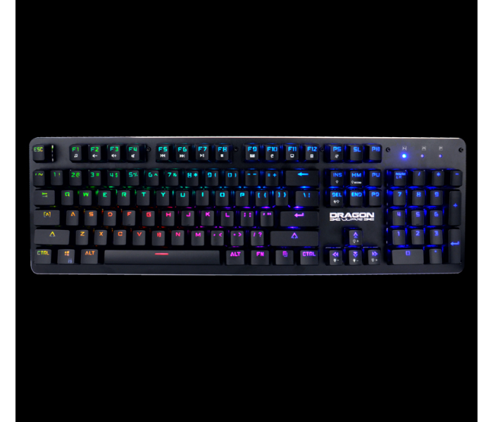 Dragon War GK-016 Gaming Mechanical keyboard With RGB illumination - Black - Zoom Image 1