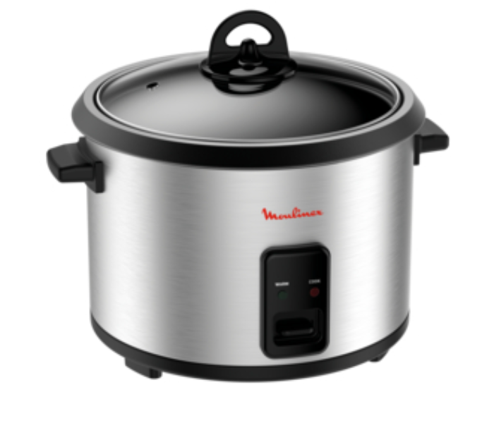 Moulinex MK123D27 Easyrice Rice Cooker - Black and Silver - Zoom Image 1