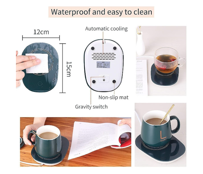 steelo luck Electronic Warmer Ceramic Smart Intelligent Electric Coffee Cup  Ceramic Coffee Mug Price in India - Buy steelo luck Electronic Warmer  Ceramic Smart Intelligent Electric Coffee Cup Ceramic Coffee Mug online