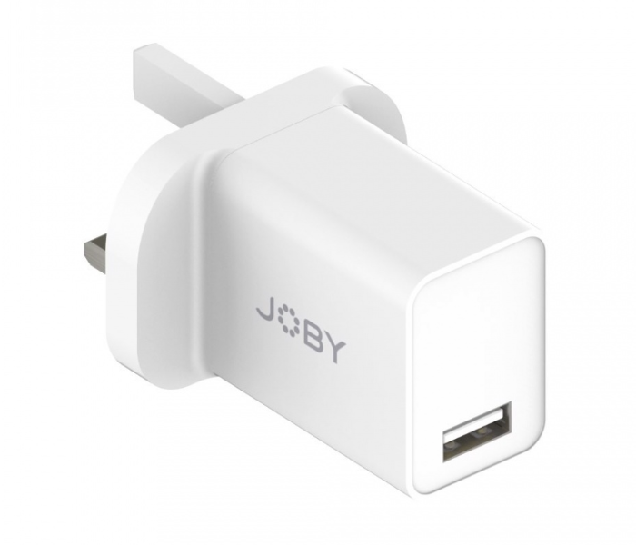 Joby JB01804-BWW UK Wall Charger USB-A 12W 2.4A - White - Zoom Image 3