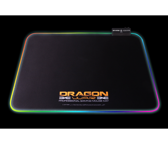 Dragon War GP-009 RGB illumination Mouse Mat - Black - Zoom Image 1