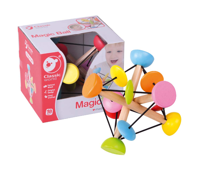 Classic World 3069 Wooden Magic ball Shape Recognition Toy for Kids - Zoom Image 7