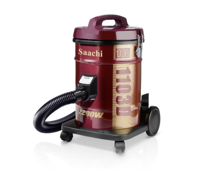 Saachi VC1103D Vacuum Cleaner With Dual Cyclonic System - Maroon - Zoom Image 1