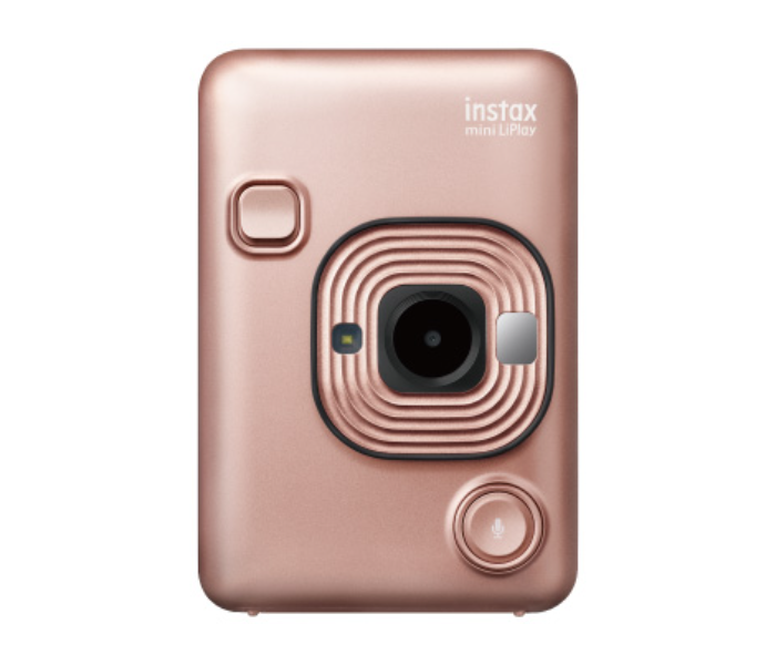 Fujifilm Instax Mini LiPlay Hybrid Instant Camera - Blush Gold - Zoom Image 1