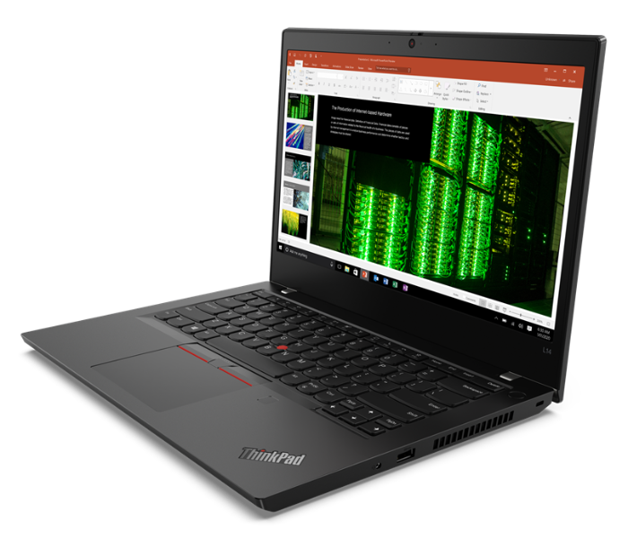 Lenovo 20X100H4AD ThinkPad L14 Gen2 14 Inch FHD Intel Core i7-1165G7 Processor 16GB DDR4 RAM 512GB SSD Integrated Intel Iris Xe Graphics Windows 10 Pro 64 - Black - Zoom Image 6