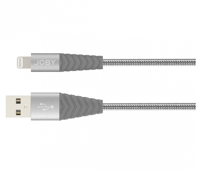 Joby JB01815-BWW 1.2m Charge and Sync Lightning Cable - Space Grey - Zoom Image 3