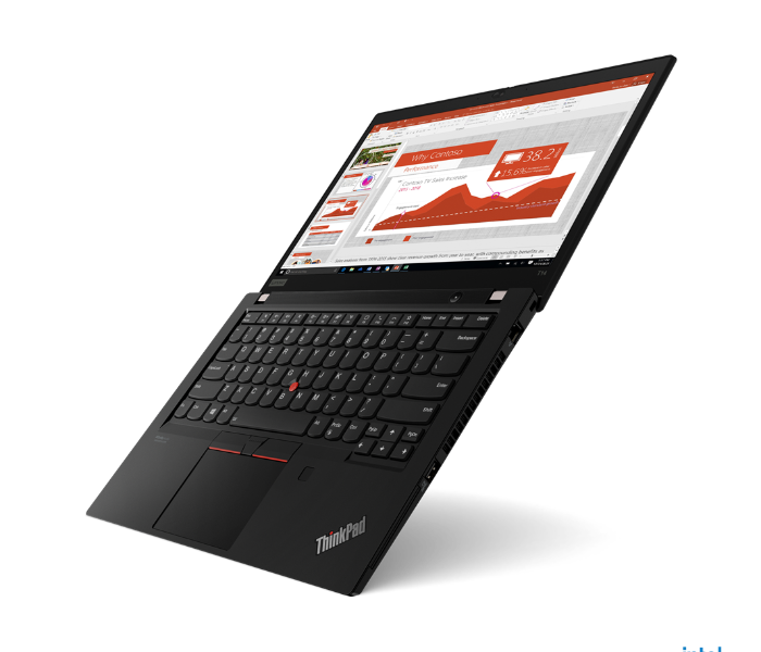 Lenovo 20W000RPAD ThinkPad T14 Gen2 14 Inch FHD Intel Core i5-1135G7 Processor 8GB DDR4 RAM 512GB SSD Integrated Intel Iris Xe Graphics  - Black - Zoom Image 2