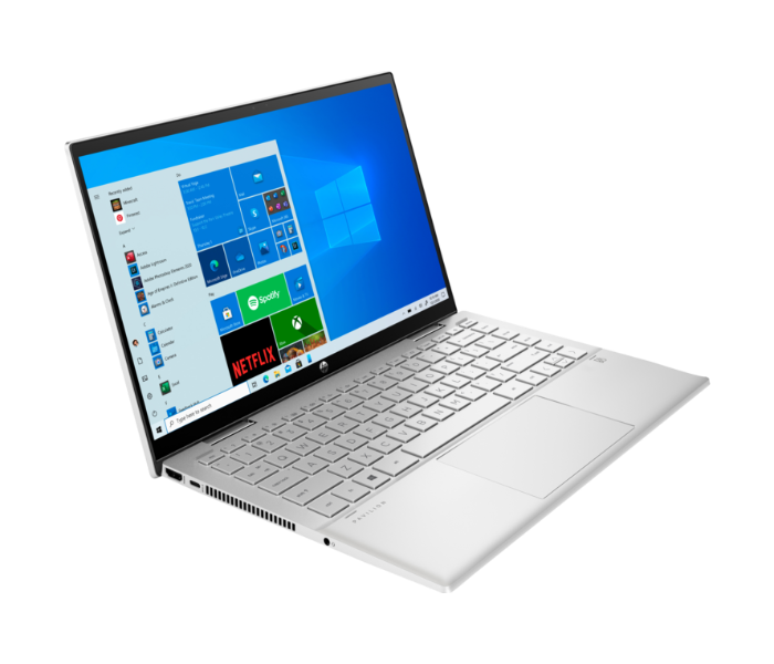 HP 40M22EA 14-dy0016ne Pav x360 14 Inch FHD Intel Core i3-1125G4 Processor 4GB DDR4 RAM 256GB SSD Intel UHD Graphics Windows 10 Home - Silver - Zoom Image 3