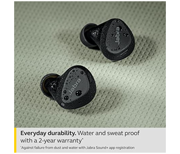 Jabra Elite 4 Active In-Ear Bluetooth Earbuds with Mic - Black - Zoom Image 4