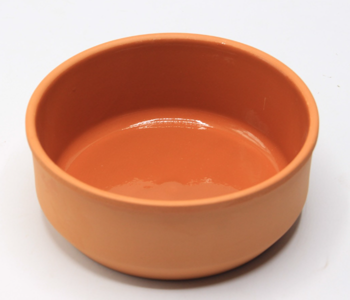 Gitco GCP004 16x7.5 cm Glazed Clay Serving Pot - Brick Red - Zoom Image