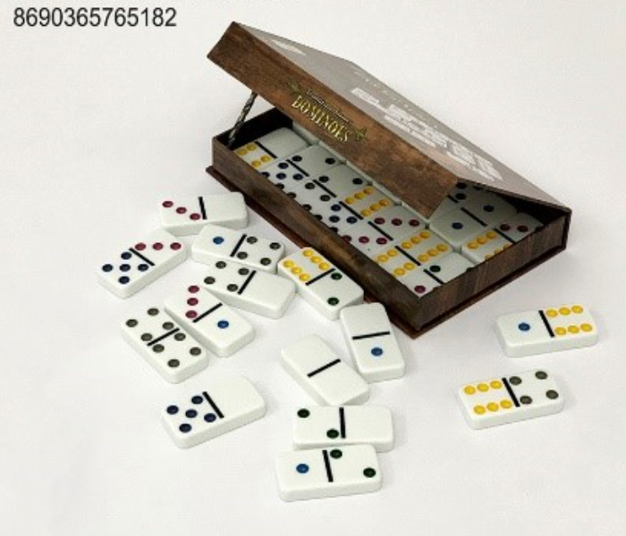 Reetoys ZC5010-B Dominoes Batttery Wooden Activity Toy for Kids - Zoom Image