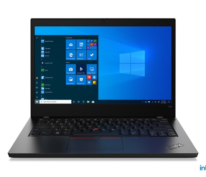 Lenovo 20X100H4AD ThinkPad L14 Gen2 14 Inch FHD Intel Core i7-1165G7 Processor 16GB DDR4 RAM 512GB SSD Integrated Intel Iris Xe Graphics Windows 10 Pro 64 - Black - Zoom Image 1