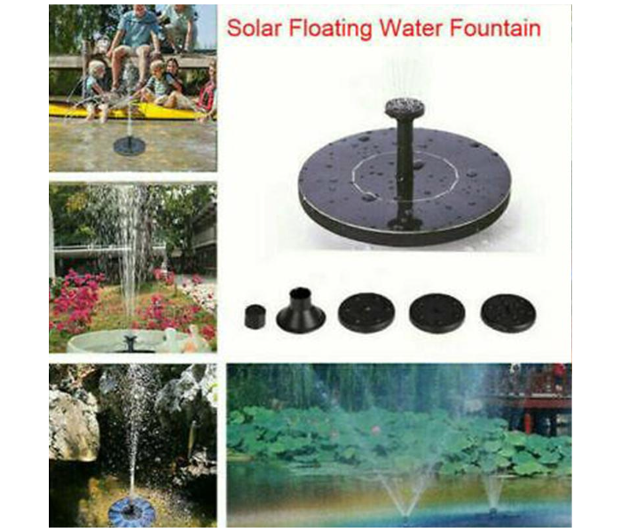 Galaxy Ocean Solar Powered Floating Water Pumps Water Fountain - Black - Zoom Image 3