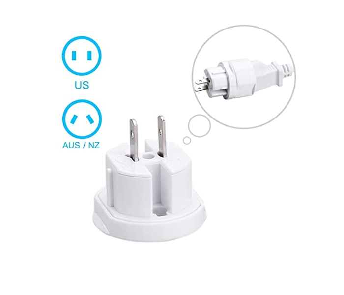 All in 1 International Travel Converter Adapter Multi Universal Plug Adapter Worldwide Socket - White - Zoom Image 5