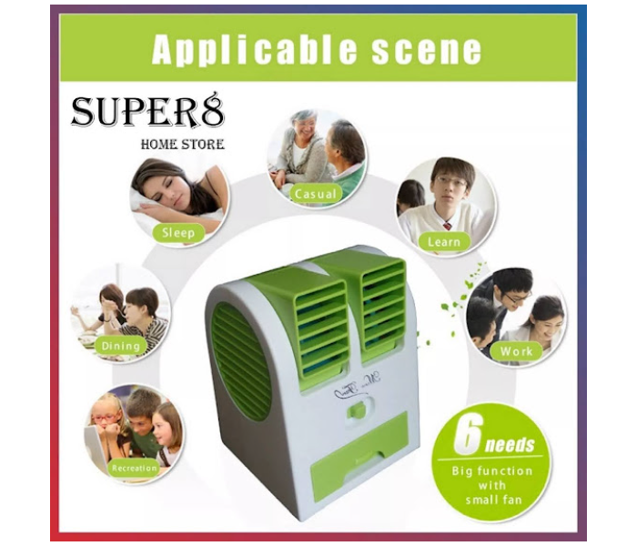 GTC Portable Mini Air Conditioner - Green - Zoom Image 2