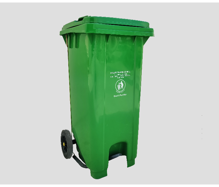 34 Waste Bin 120 Litre With Pedal - Green - Zoom Image