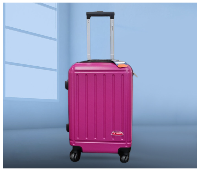 Extreme 20 Inch Lightweight Hard Shell ABS Luggage Trolley - Rose Red - Zoom Image