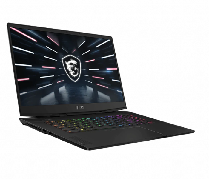 MSI Stealth GS77 12UGS 9S7-17P112-094 17.3 Inch FHD Intel Core i9 12900H Processor 32GB RAM 1TB SSD 8GB NVIDIA Geforce RTX 3070Ti Graphics Windows 11 Home - Black - Zoom Image 1