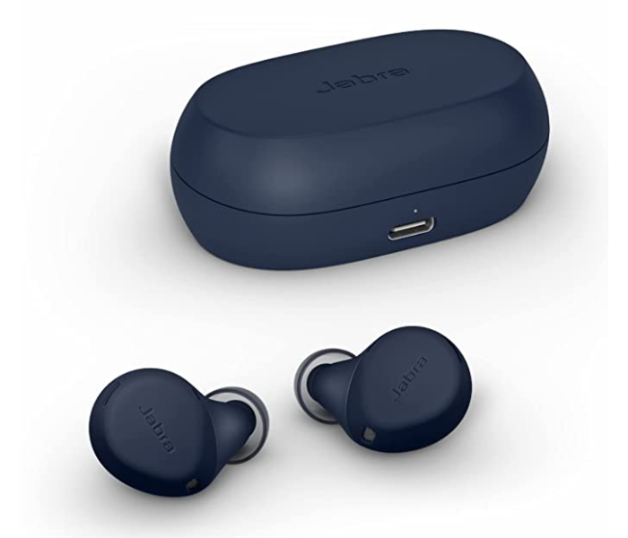 Jabra Elite 7 Active Waterproof Sports Bluetooth Truly Wireless in Ear Earbuds with Mic - Navy - Zoom Image 1