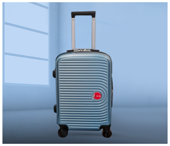 Extreme 20 Inch Lightweight Hard Shell ABS Luggage Trolley - Silver Blue - Zoom Image