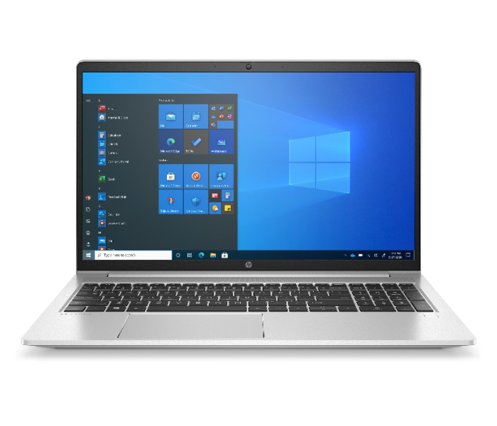 HP 203F7EA NoteBook 450 G8 15.6 Inch FHD Intel Core i7 1165G7 Processor 8GB DDR4 RAM 256GB SSD Intel Iris Xe Graphics Windows 10 Pro - Silver - Zoom Image 1