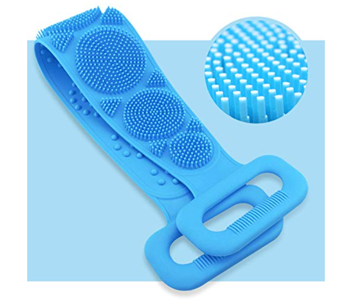 Magic Silicon Back Scrubber Bath Brush with Exfoliating Body Massage - Assorted Colors - Zoom Image 5