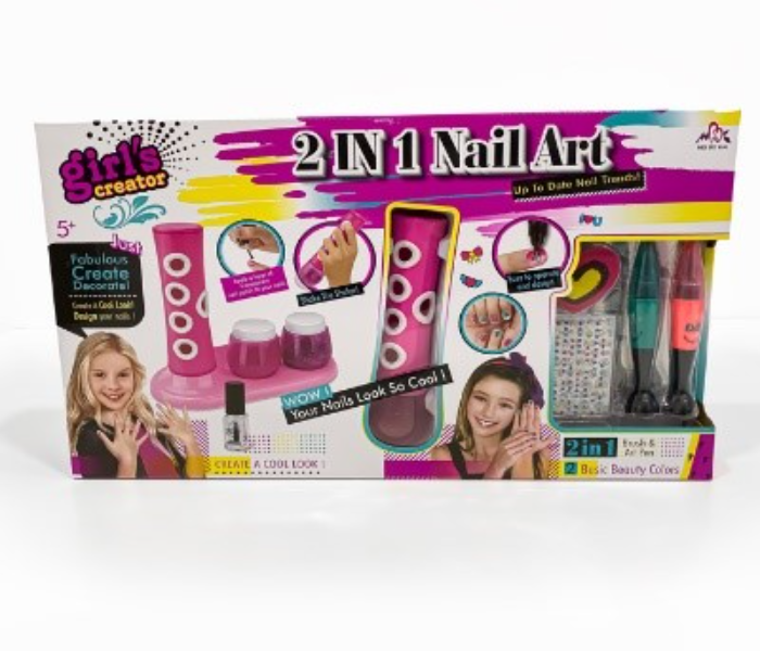 Reetoys MBK-357 2 In 1 Girls Creator Nail Art Set Batttery Activity Toy for Kids - Zoom Image