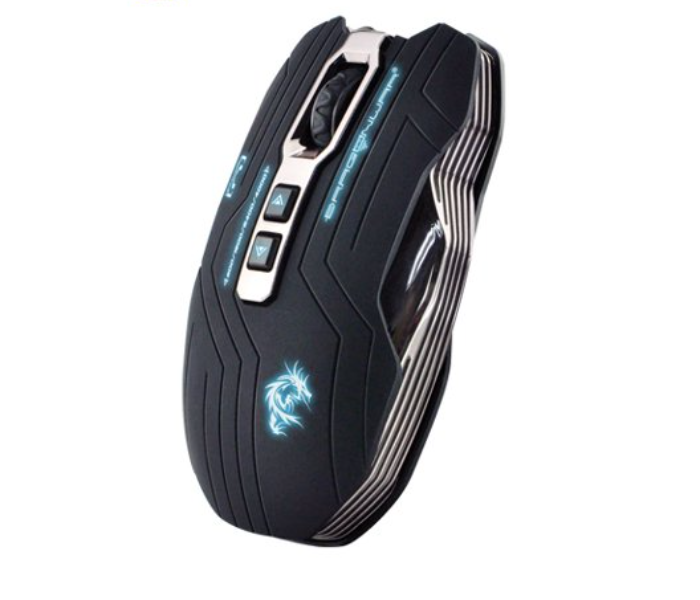 Dragon War G15 Gaming Mouse Gaia 4000 DPI with Virbation Function - Black - Zoom Image 2