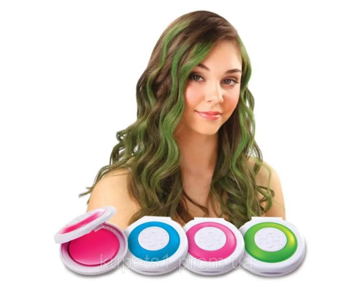 GTC Non-Toxic Temporary Hair Chalks Set Of 4 Colors - Zoom Image 2