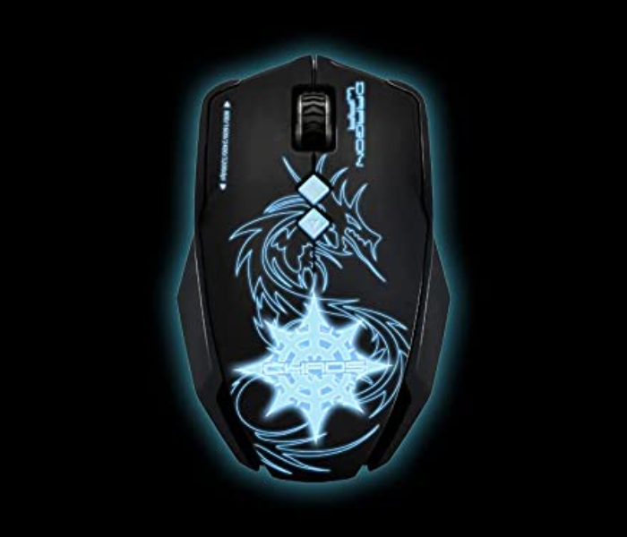 Dragon War G7 Professional Optical-Sensor Gaming Mouse - Black - Zoom Image 1