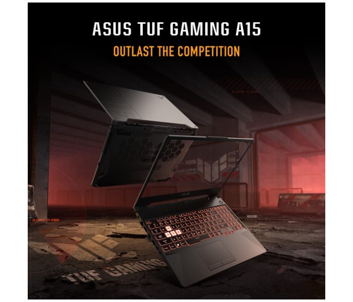 Asus Tuf Dash A15 FA506ICB-HN127W 15.6 Inch FHD 8Core AMD Ryzen 7 Processor 16GB DDR4 RAM 1TB SSD 4GB NVIDIA GeForce RTX 3050 Graphics Windows 11 - Graphite Black - Zoom Image 2