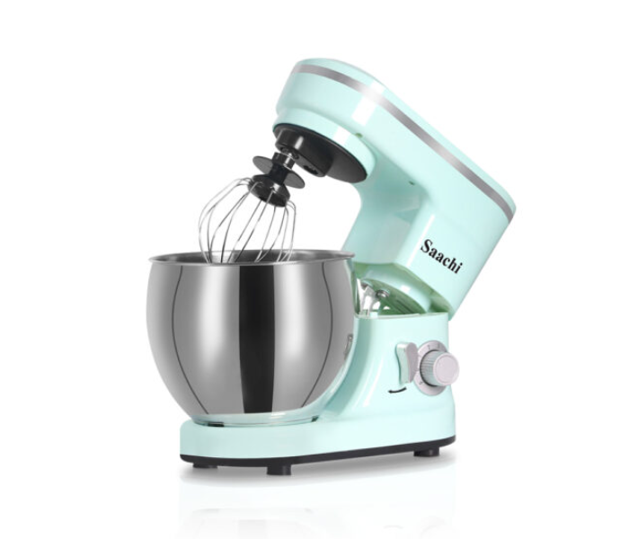 Saachi SM-4178 6-Speed Stand Mixer - Silver and Blue - Zoom Image 1