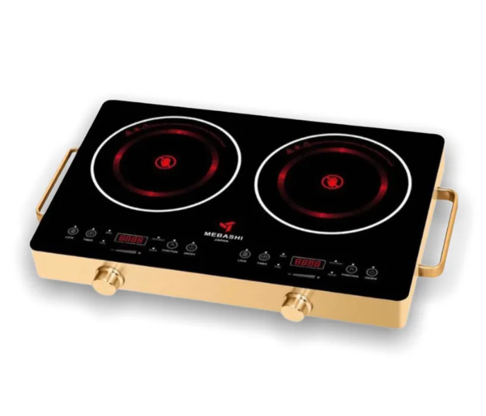 Mebashi ME-IC125 2200 Watts Infrared Cooker - Gold and Black - Zoom Image