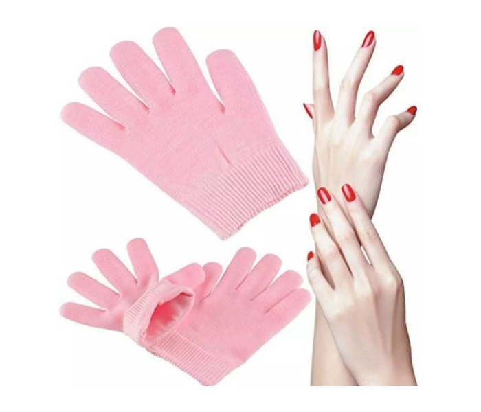 Anti Crack Spa Miosturising Gel Gloves - Pink - Zoom Image 2