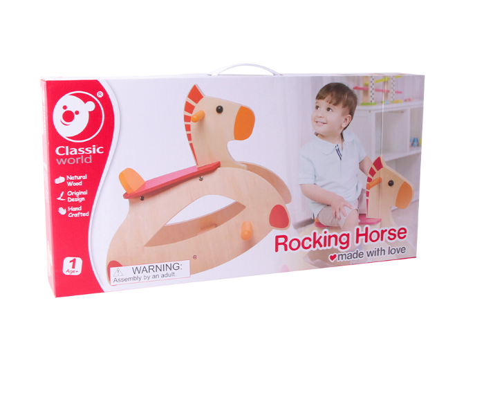 Classic World 2869 Wooden Rocking Horse Toy for Kids - Zoom Image 5