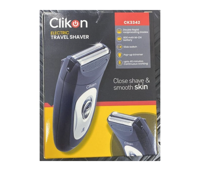 Clikon CK3342 Electric Travel Shaver for Men - Black - Zoom Image 2