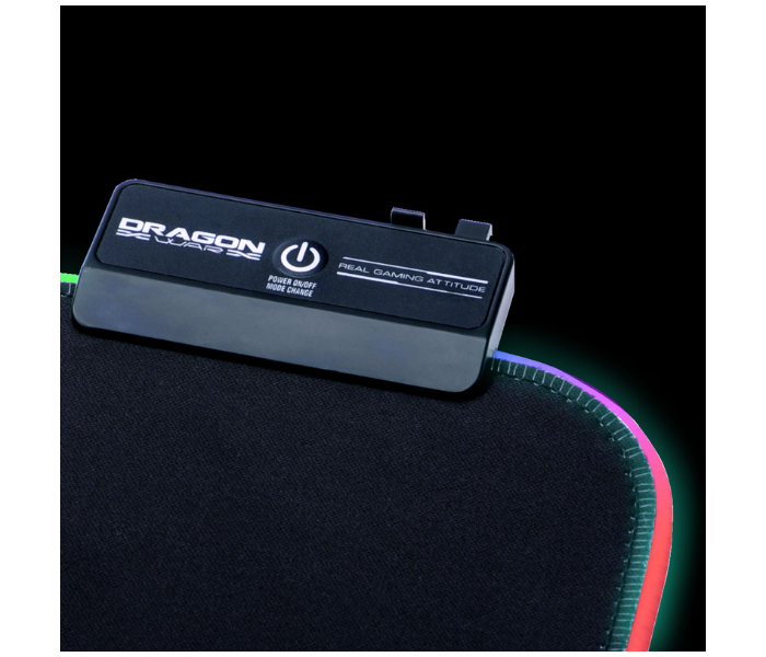 Dragon War GP-010 RGB illumination Mouse Mat - Black - Zoom Image 3